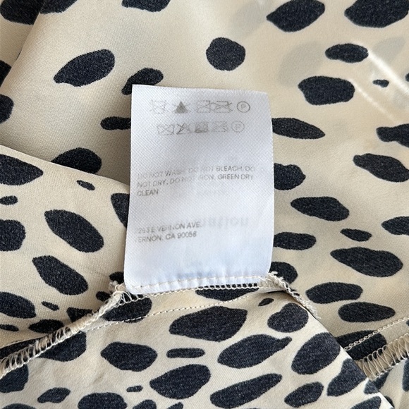 Reformation “Britten” cheetah-print silk-satin midi dress - Picture 8 of 8